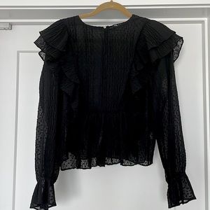 Zara Blouse in Black Size Small